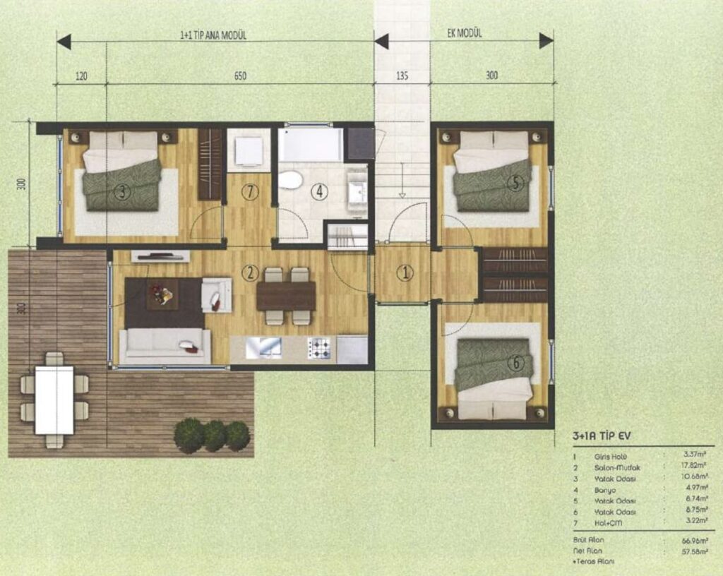 cubic house plan
